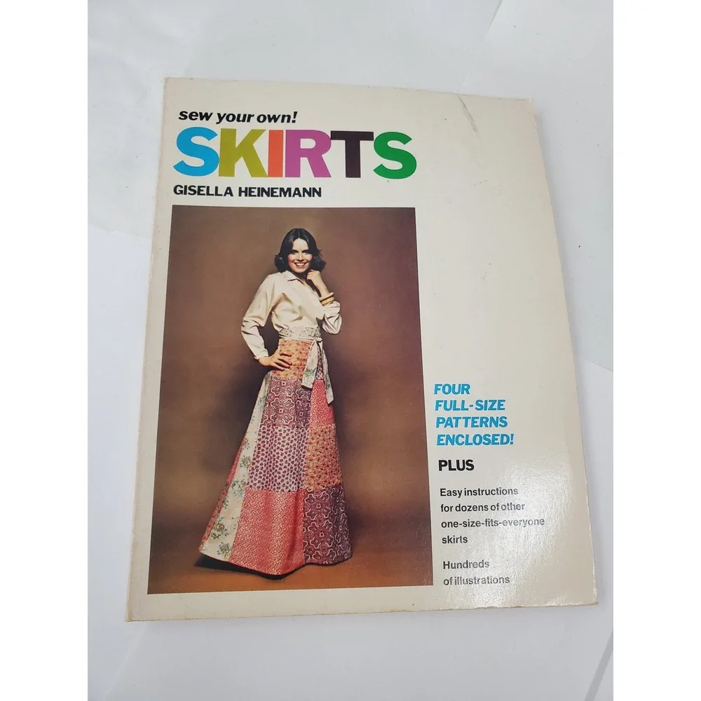 Vintage 1978 Skirts Sew Your Own Gisella Heinemann First Edition Sewing Book DIY